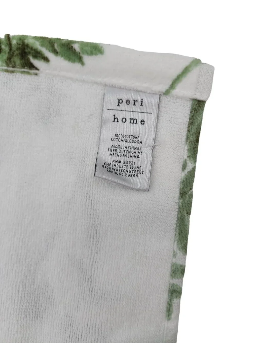 Peri Home Floral Butterfly Hand Towel Set of 2